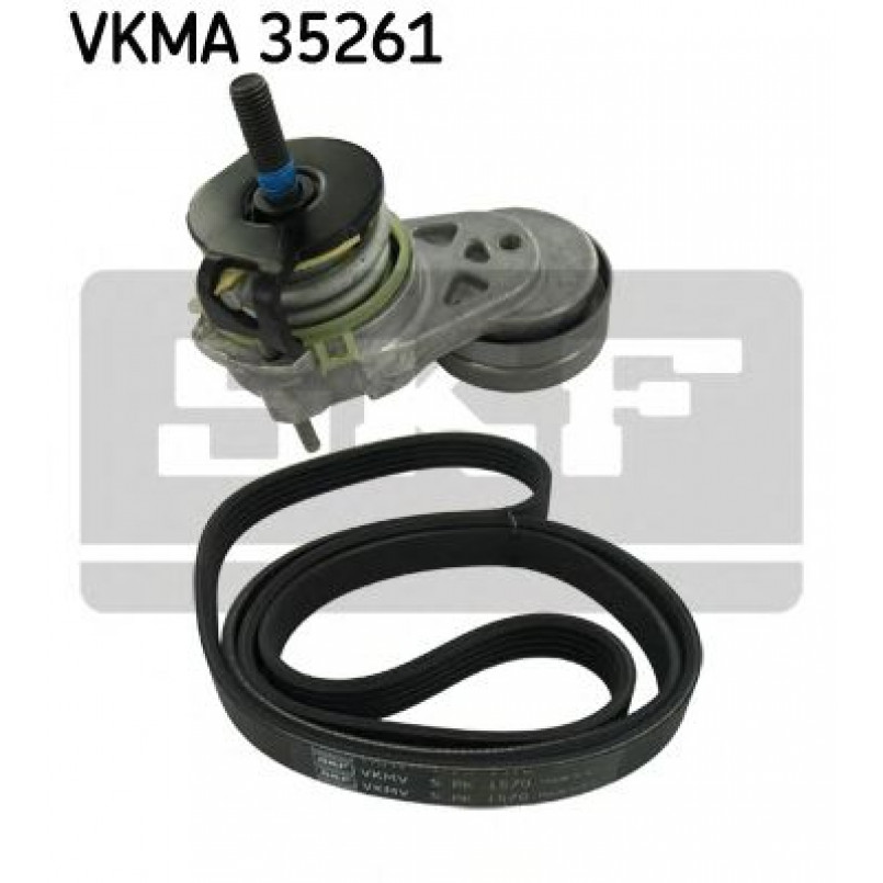 VKMA 35261 SKF Комплект доріжкового ремня (ролик, ремінь)